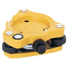 Tribrach color amarillo con plomada laser